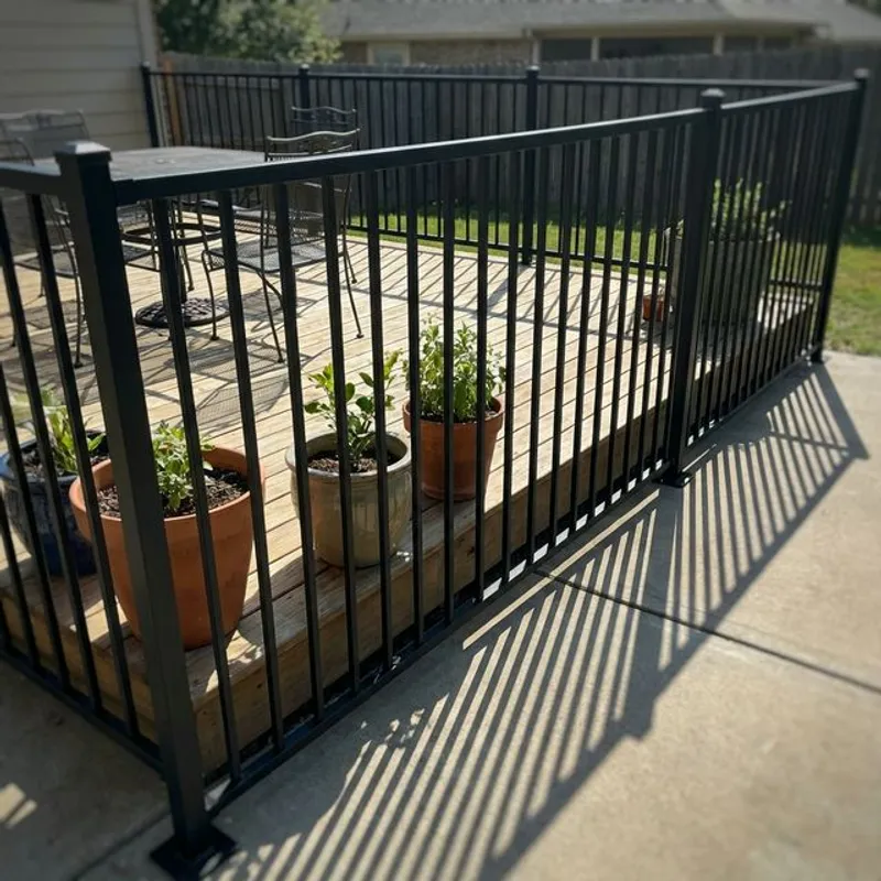 Aluminum Fence Installation completed project in Bakersfield