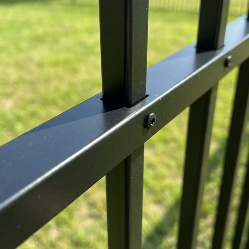 Aluminum Fence Installation installation detail in Bakersfield