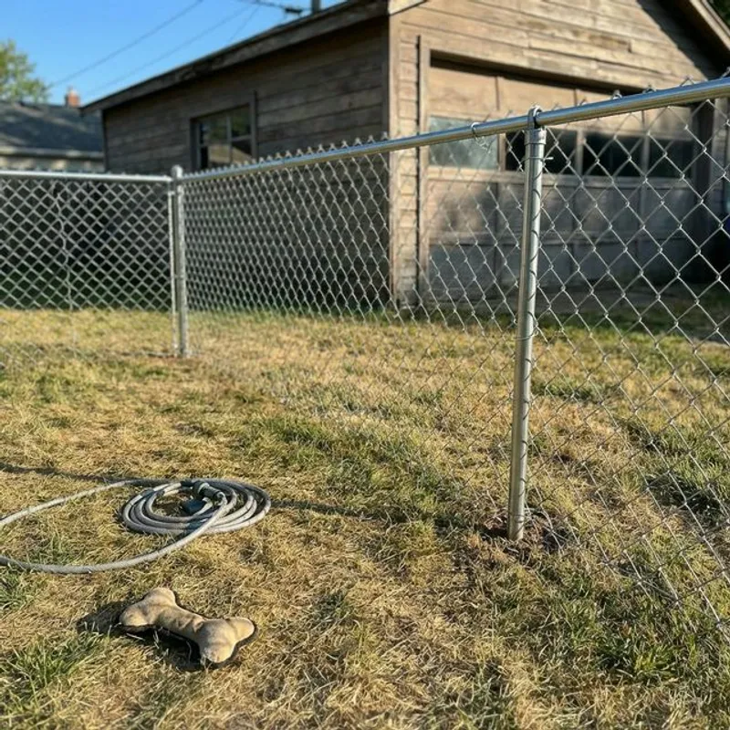 Chain Link Fence Installation completed project in Bakersfield
