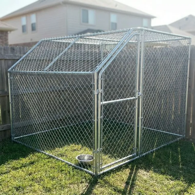 Dog Run and Pet Fencing completed project in Bakersfield