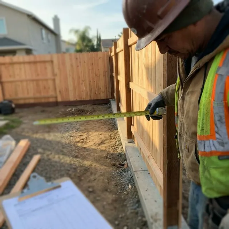 HOA-Compliant Fencing installation process