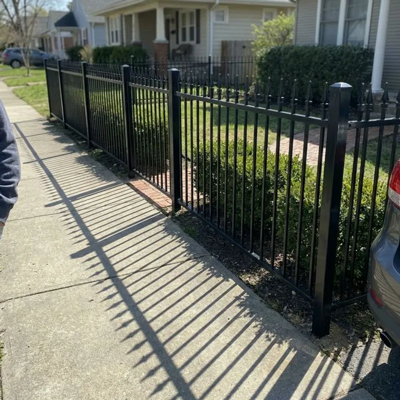 Wrought Iron Fence Installation completed project in Bakersfield