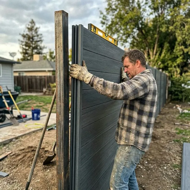 Composite Fence Installation installation process