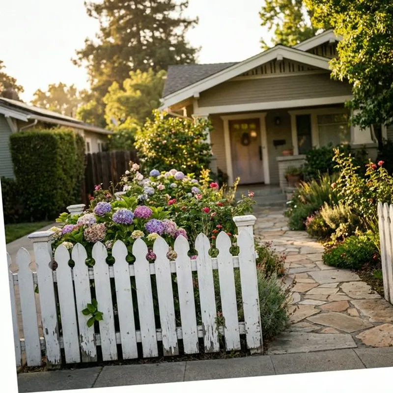 Decorative Fence Installation completed project in Bakersfield