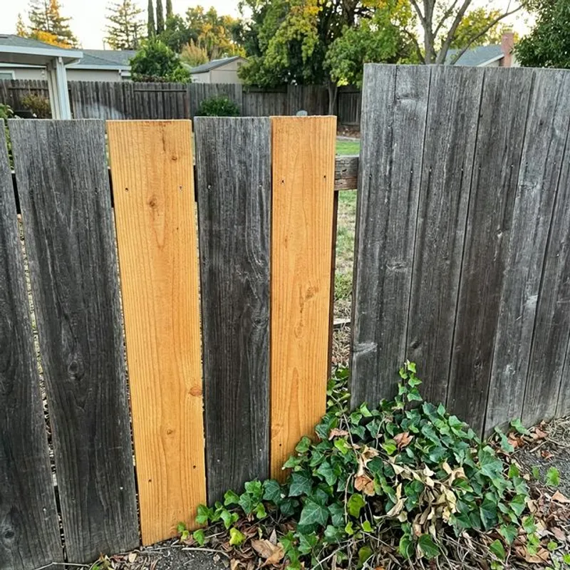 Fence Repair completed project in Bakersfield