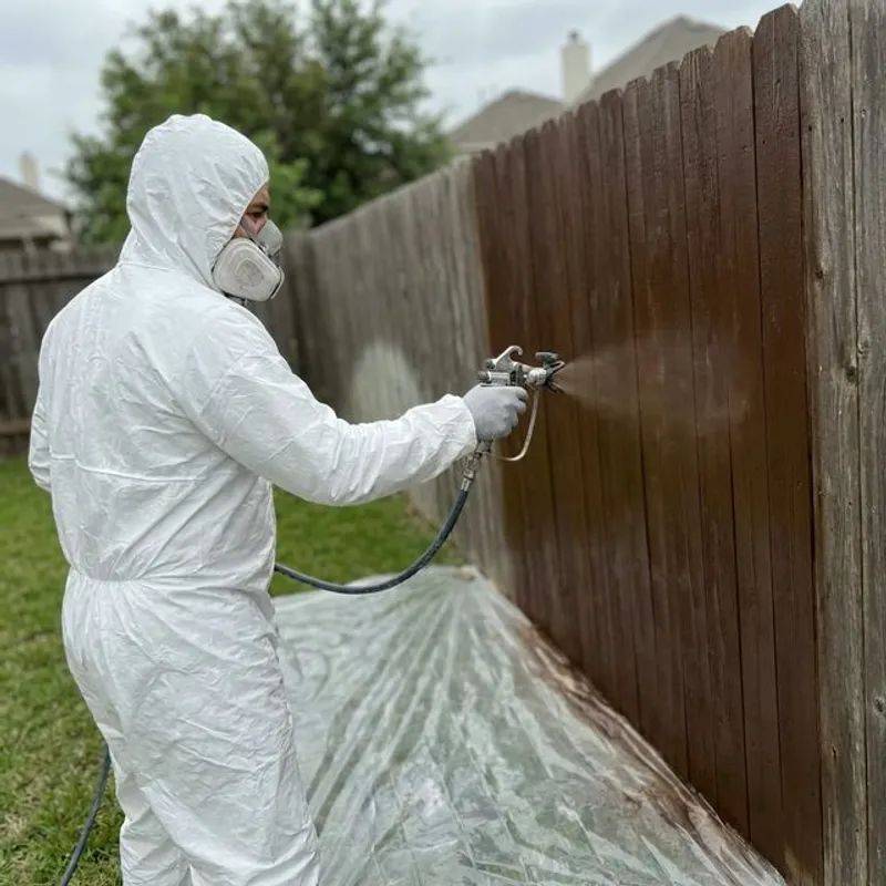 Fence Staining and Sealing installation process
