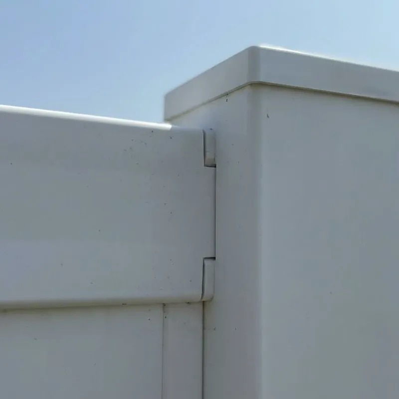 Vinyl Fence Installation installation detail in Bakersfield